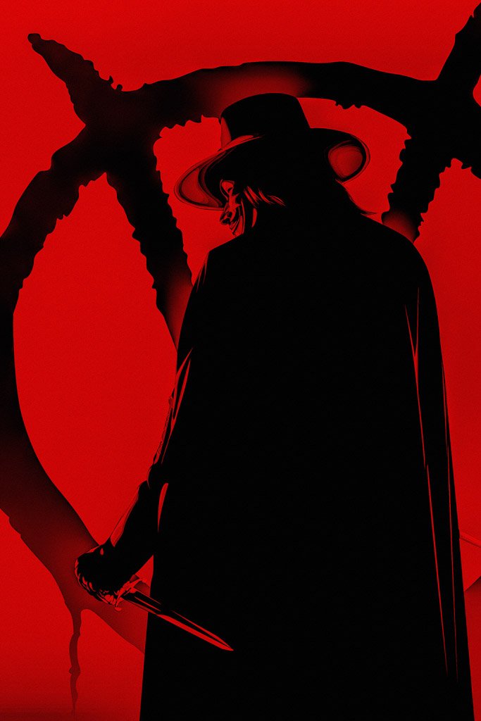 V for Vendetta (2005) IMDB Top 250 Canvas Poster