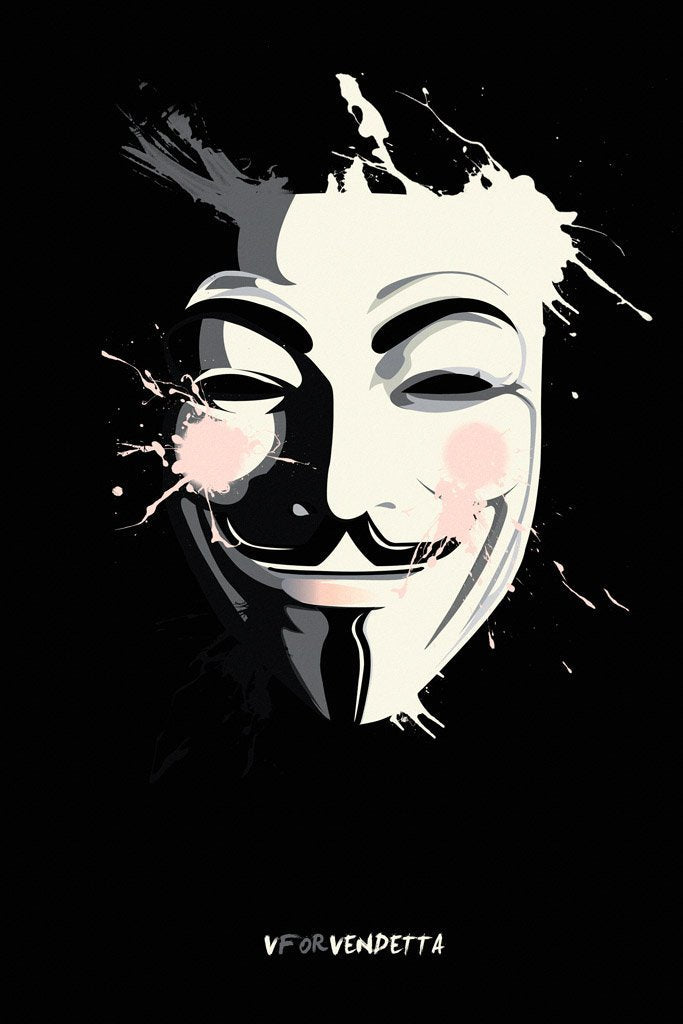 V for Vendetta (2005) Film Canvas Poster