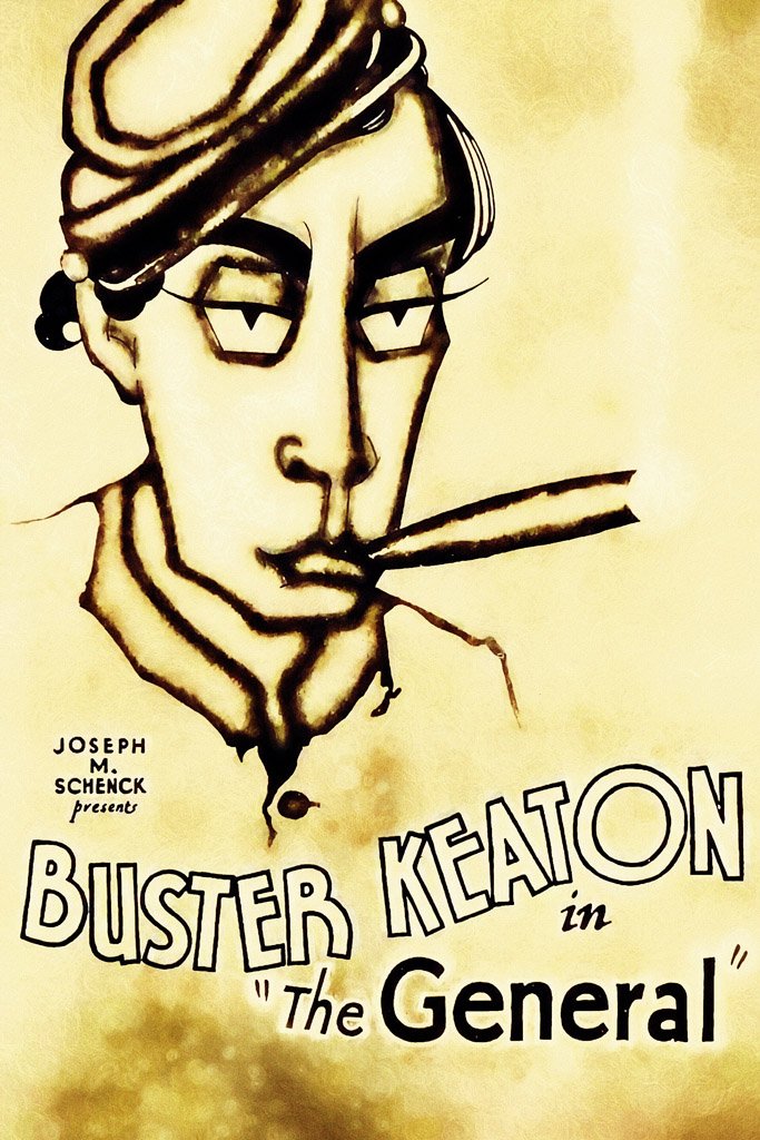 The General (1926) Movie Canvas Poster