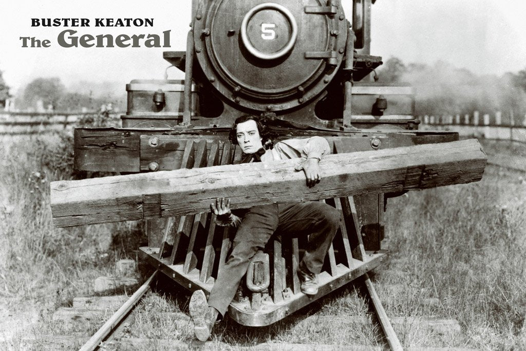 The General (1926) Film Canvas Poster