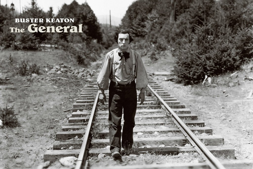 The General (1926) IMDB Top 250 Movie Canvas Poster