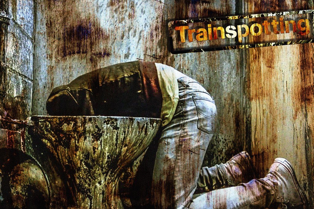 Trainspotting (1996) Movie Canvas Poster