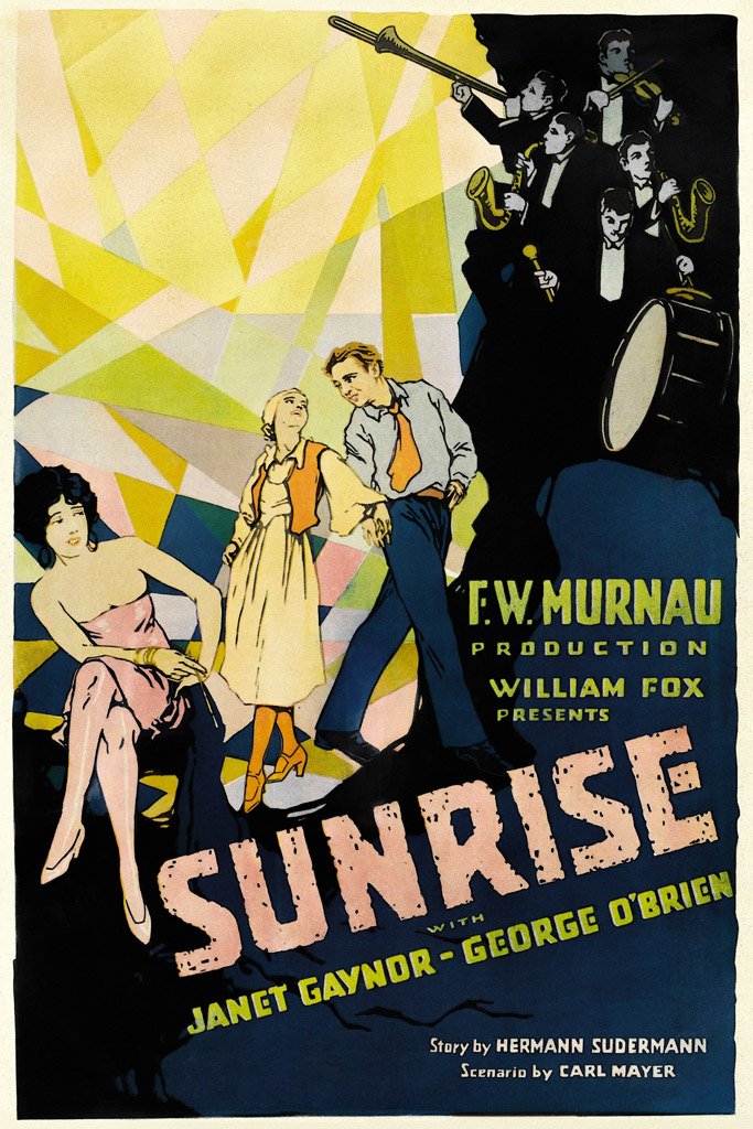 Sunrise (1927) Canvas Poster