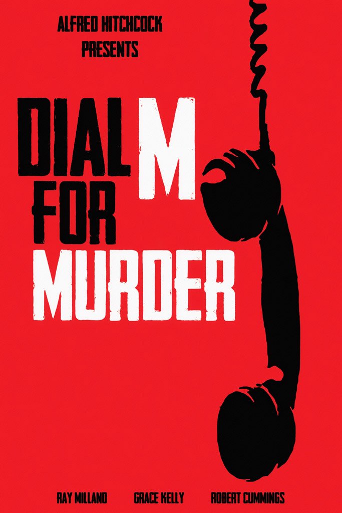 Dial M for Murder (1954) Movie Canvas Poster