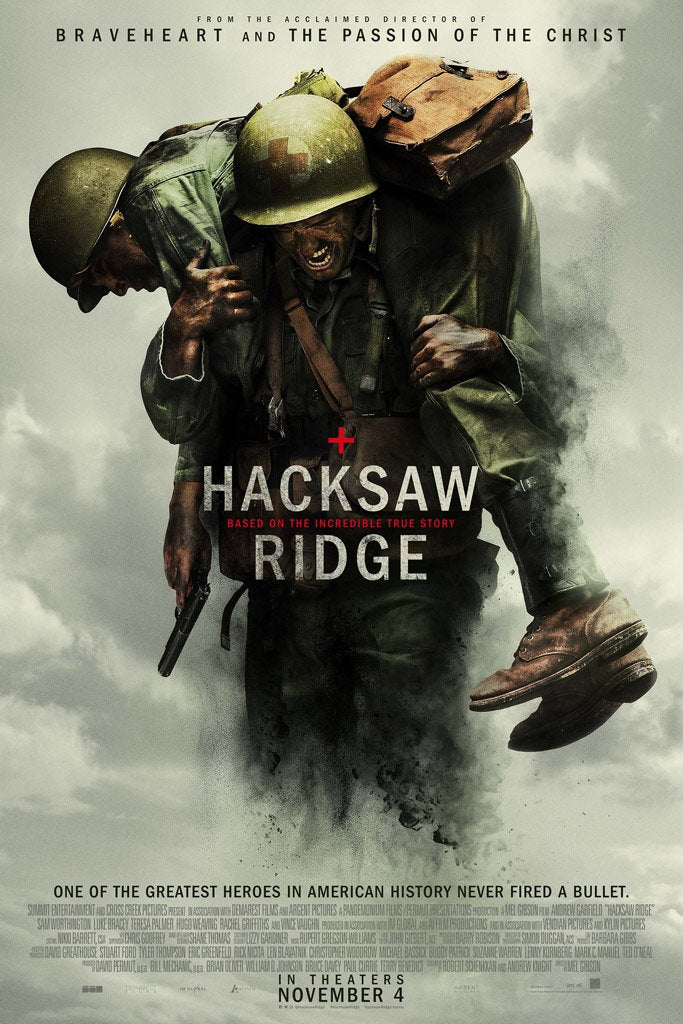 Hacksaw Ridge (2016) Canvas Poster