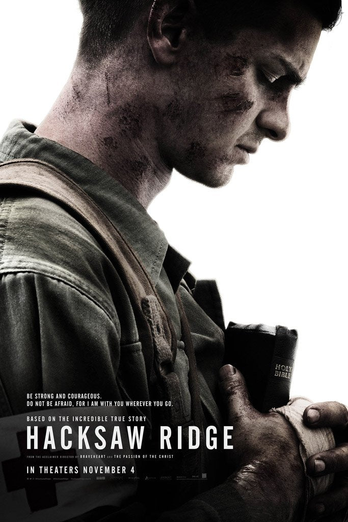 Hacksaw Ridge (2016) Movie Canvas Poster