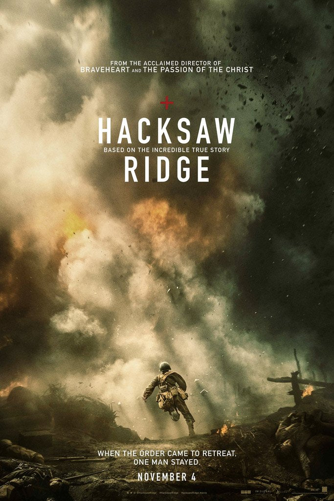 Hacksaw Ridge (2016) IMDB Top 250 Canvas Poster
