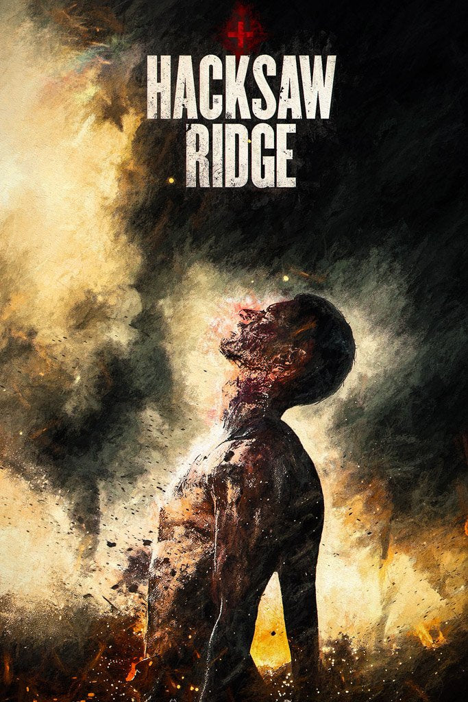 Hacksaw Ridge (2016) Film Canvas Poster