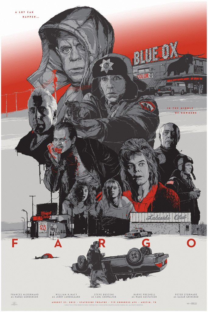 Fargo (1996) Movie Canvas Poster