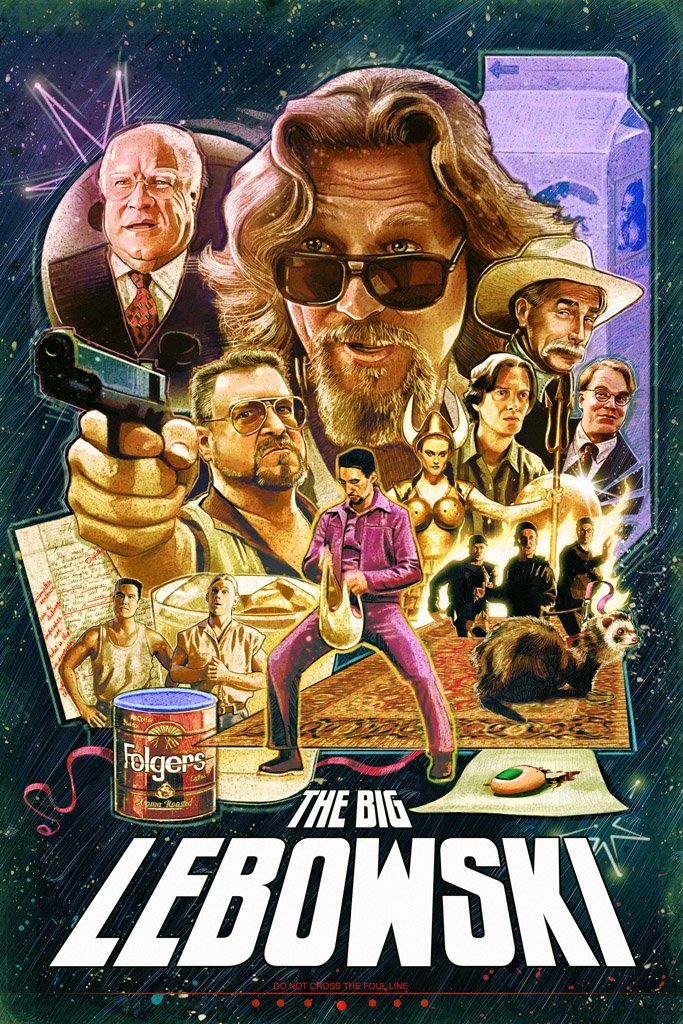 The Big Lebowski (1998) Canvas Poster