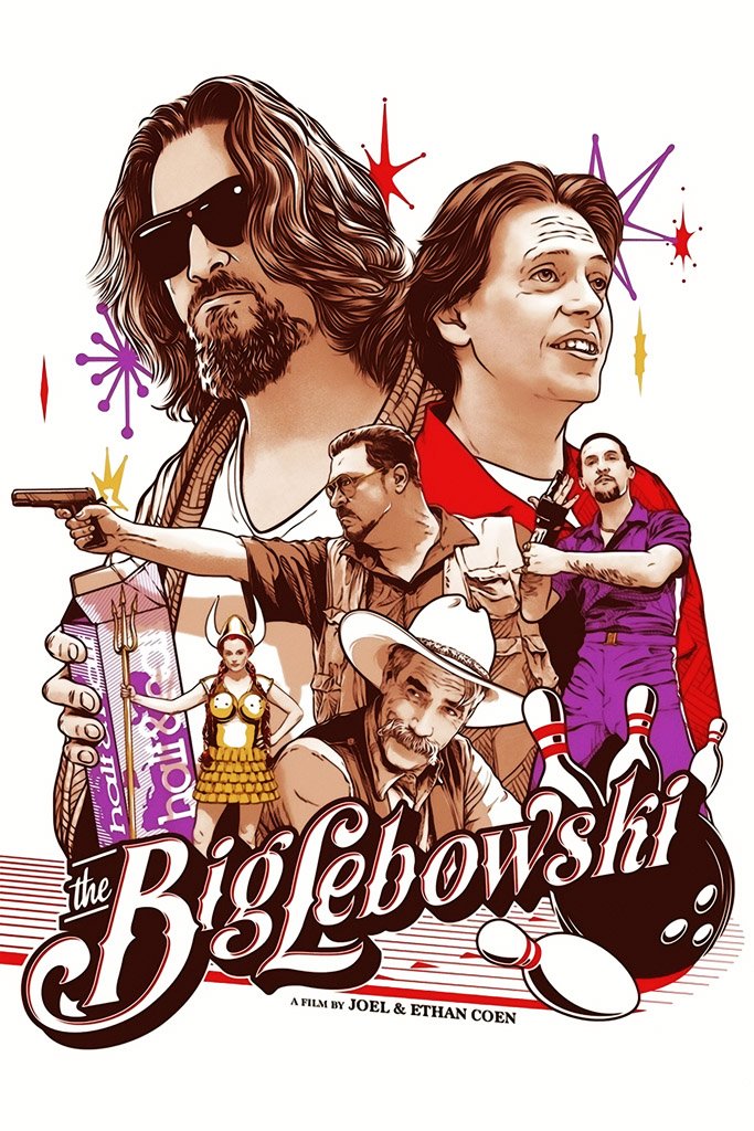 The Big Lebowski (1998) IMDB Top 250 Canvas Poster