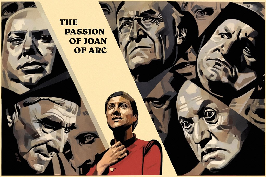 The Passion of Joan of Arc (1928) Movie Canvas Poster