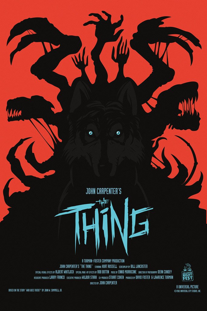 The Thing (1982) Movie Canvas Poster