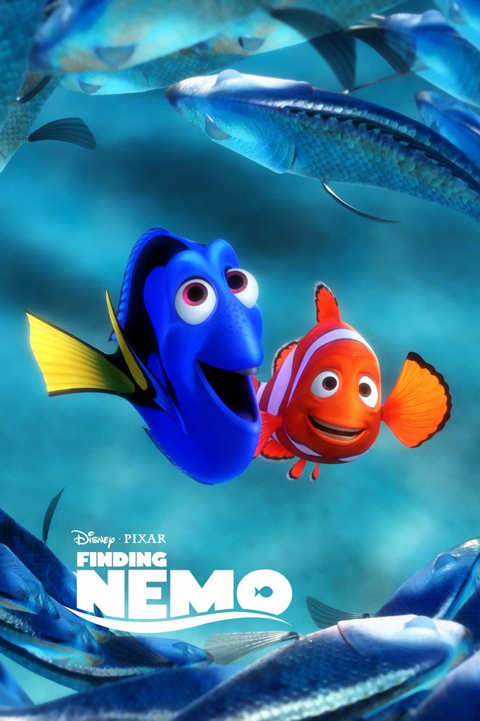 Finding Nemo (2003) Movie Canvas Poster