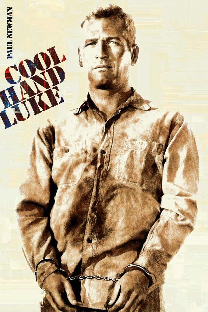 Cool Hand Luke (1967) Movie Canvas Poster