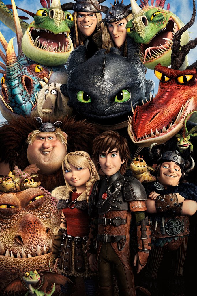 How to Train Your Dragon (2010) Canvas Poster