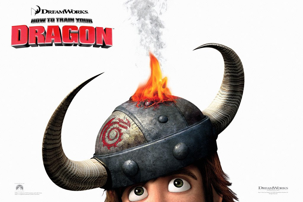 How to Train Your Dragon (2010) IMDB Top 250 Canvas Poster