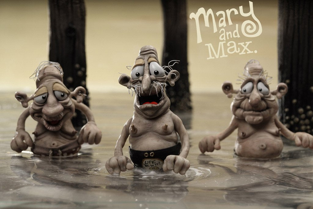 Mary and Max (2009) IMDB Top 250 Canvas Poster