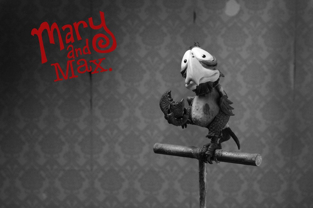 Mary and Max (2009) Film Canvas Poster