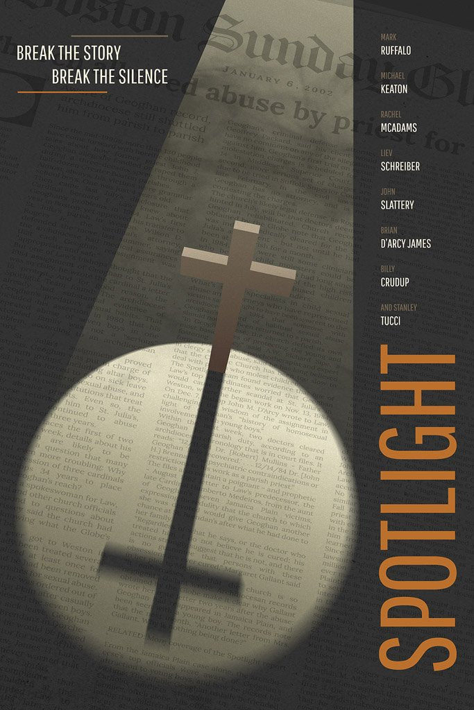Spotlight (2015) Movie Canvas Poster