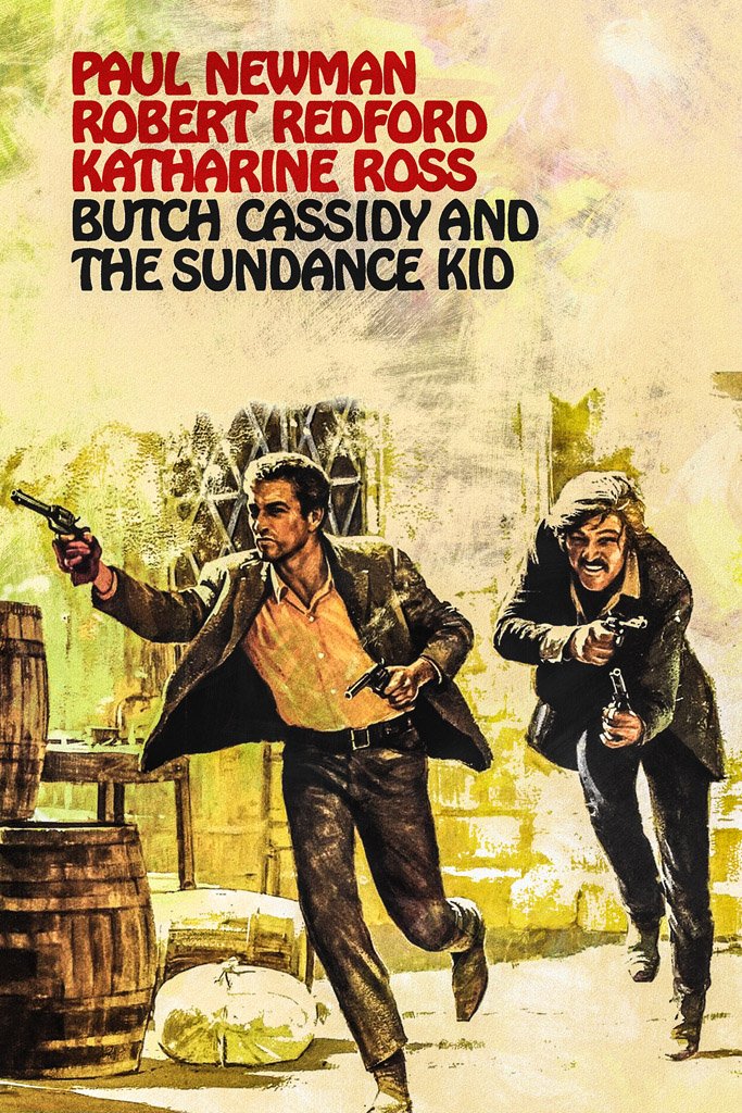 Butch Cassidy and the Sundance Kid (1969) Movie Canvas Poster