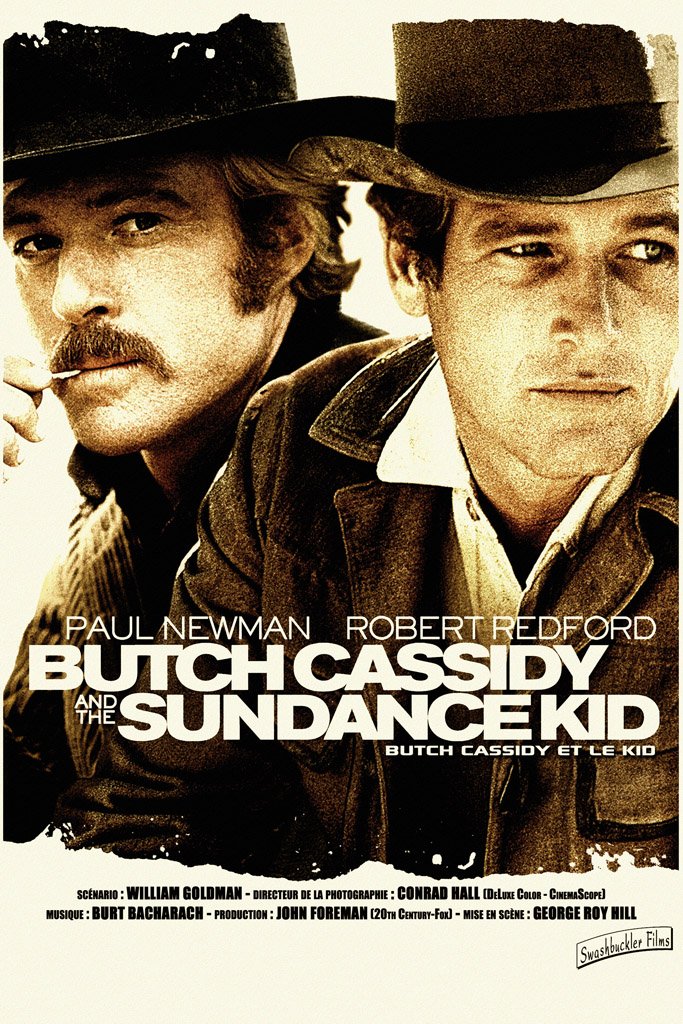 Butch Cassidy and the Sundance Kid (1969) Film Canvas Poster