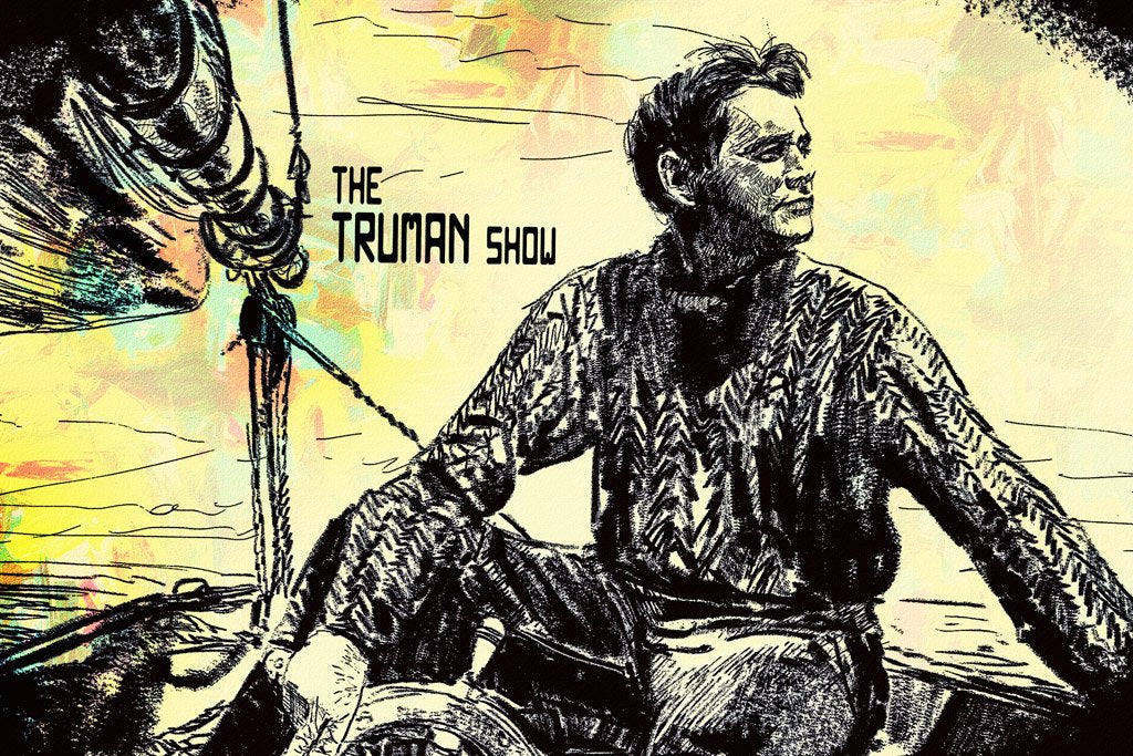 The Truman Show (1998) Movie Canvas Poster