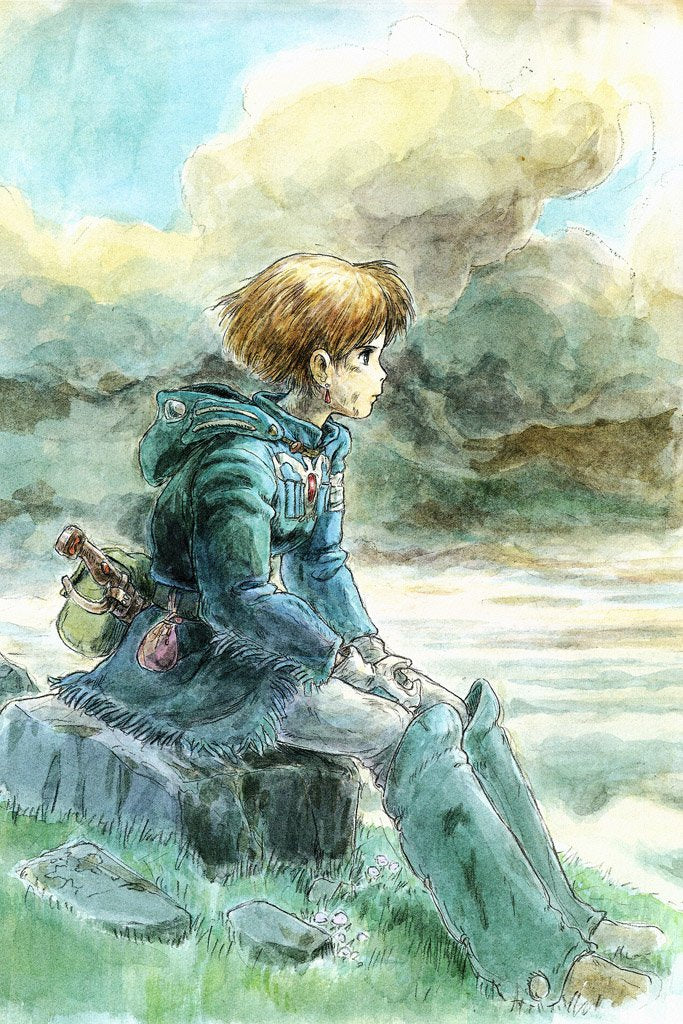 Nausica? of the Valley of the Wind (1984) Canvas Poster