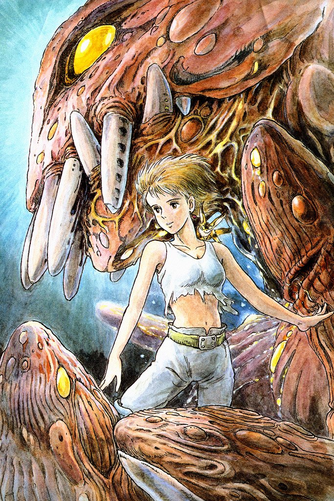 Nausica? of the Valley of the Wind (1984) Movie Canvas Poster