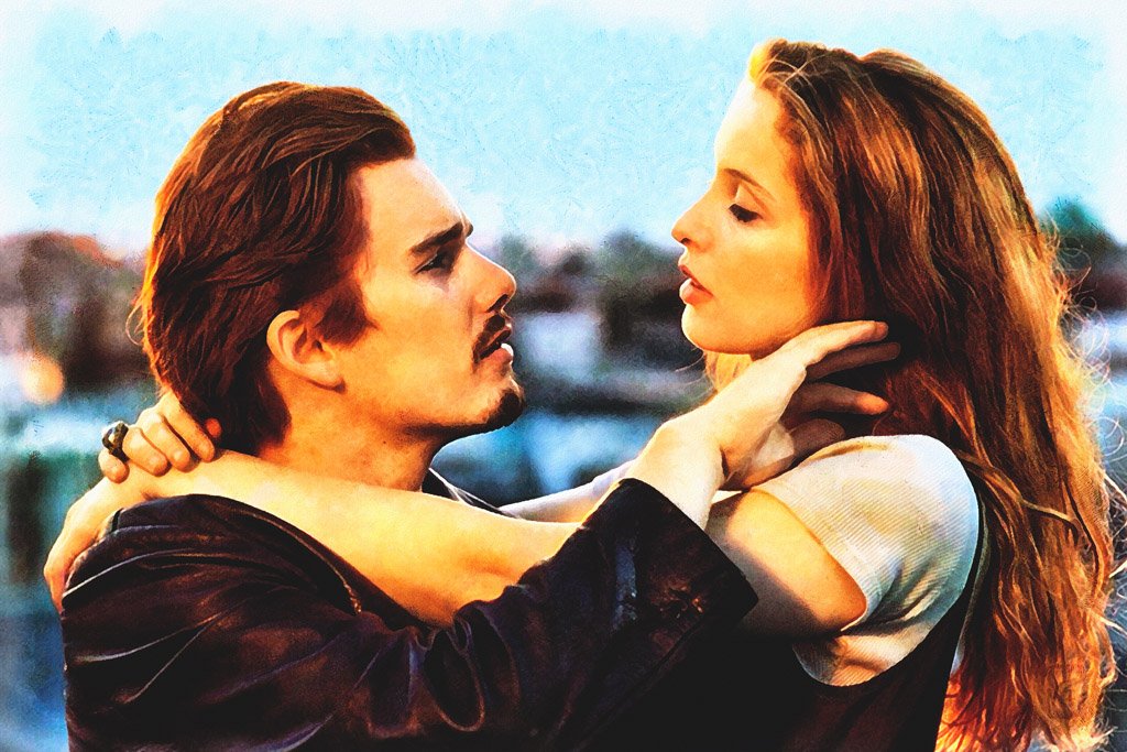 Before Sunrise (1995) IMDB Top 250 Canvas Poster