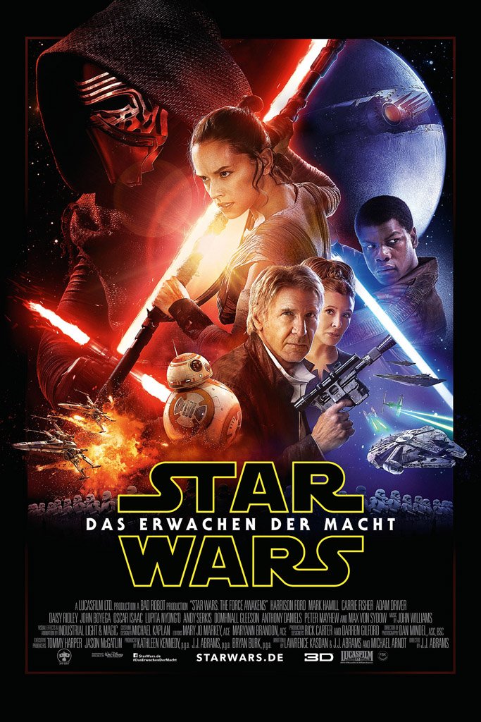Star Wars The Force Awakens (2015) Canvas Poster