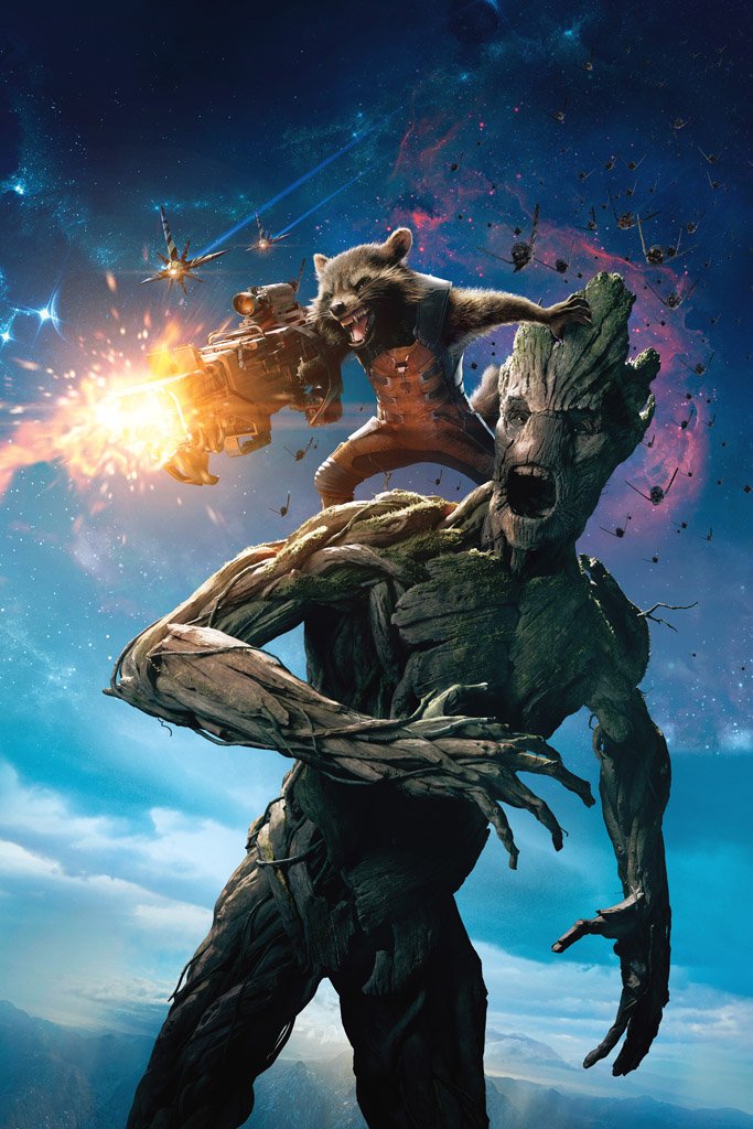 Guardians of the Galaxy (2014) Movie Canvas Poster