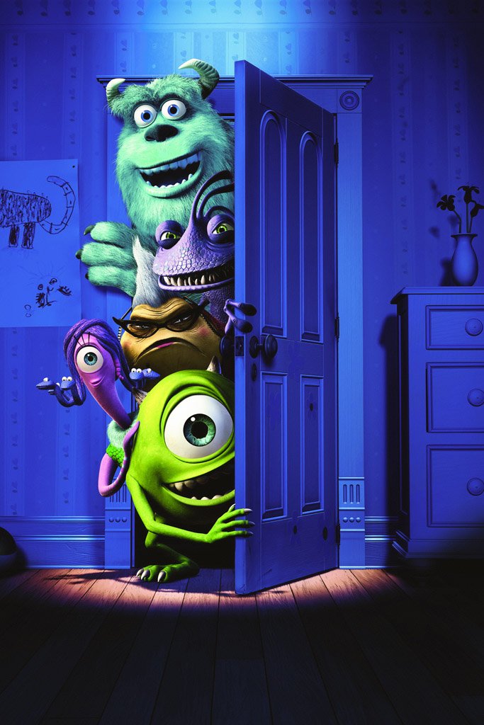 Monsters, Inc. (2001) Film Movie Canvas Poster