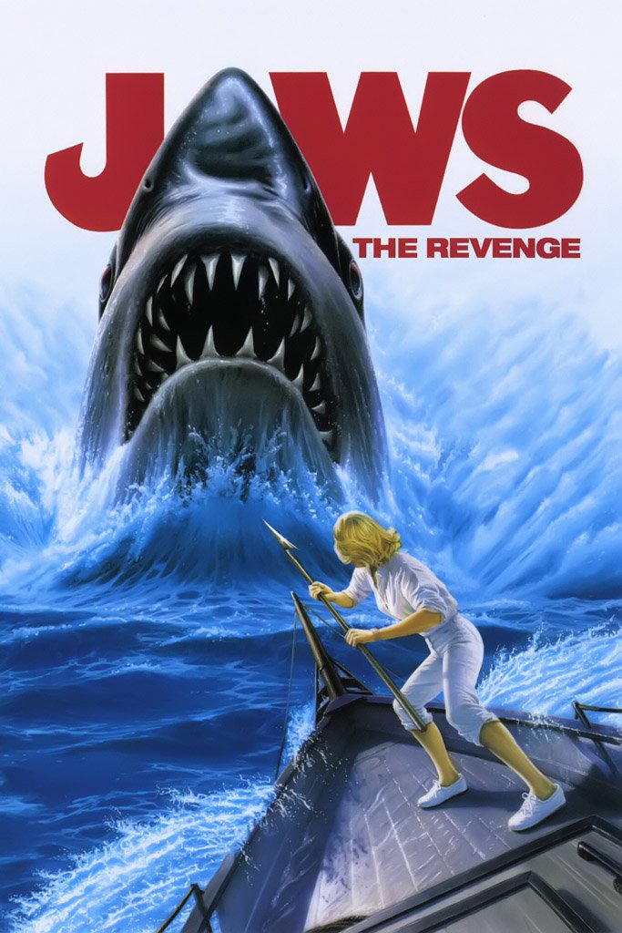Jaws (1975) Canvas Poster