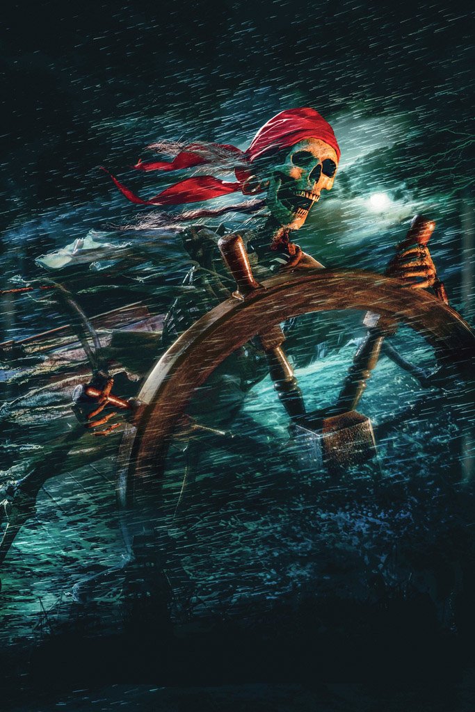 The Curse of the Black Pearl (2003) Movie Canvas Poster