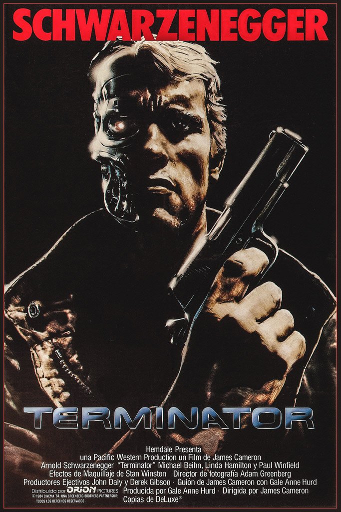 The Terminator (1984) Canvas Poster