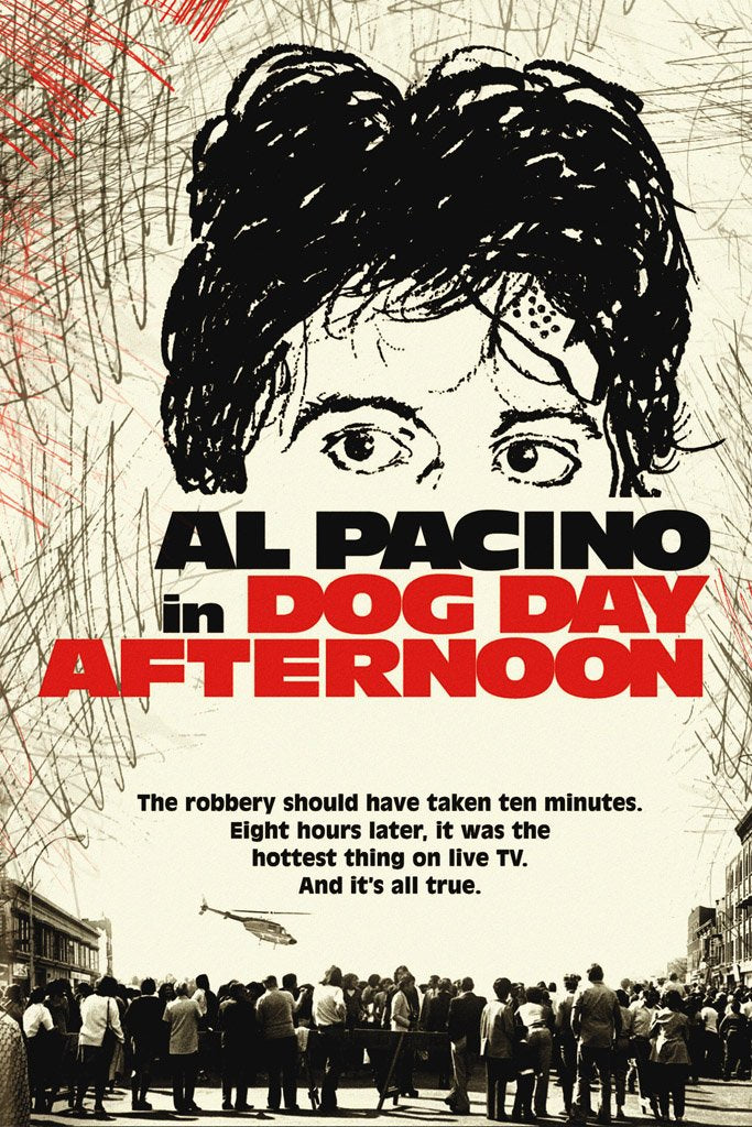 Dog Day Afternoon (1975) Movie Canvas Poster