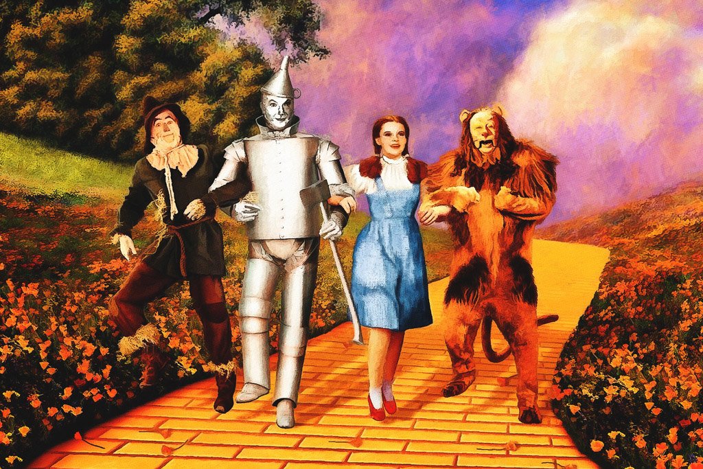 The Wizard of Oz (1939) Film Canvas Poster