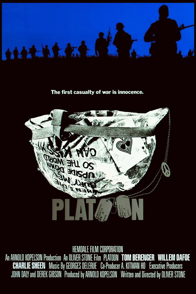 Platoon (1986) Canvas Poster