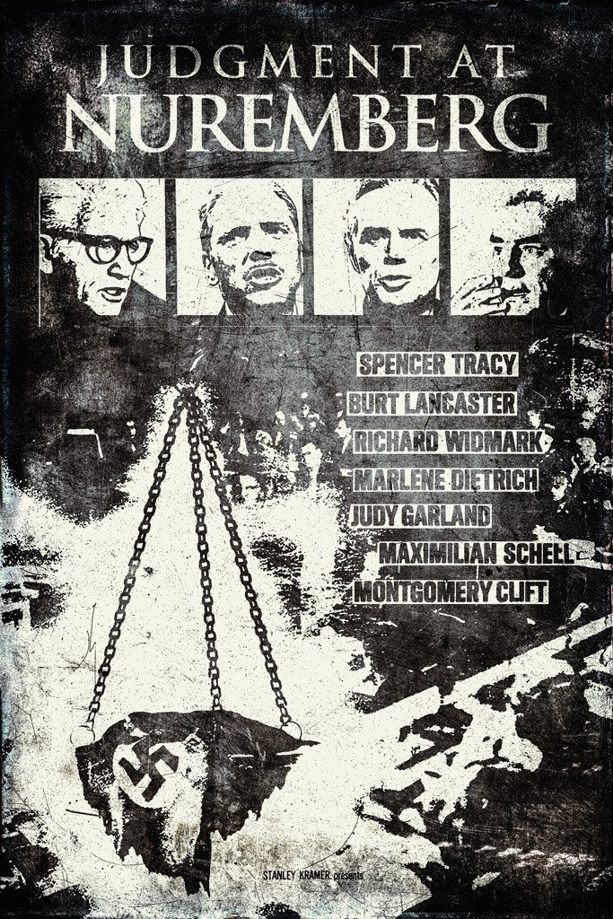 Judgment at Nuremberg (1961) IMDB Top 250 Canvas Poster