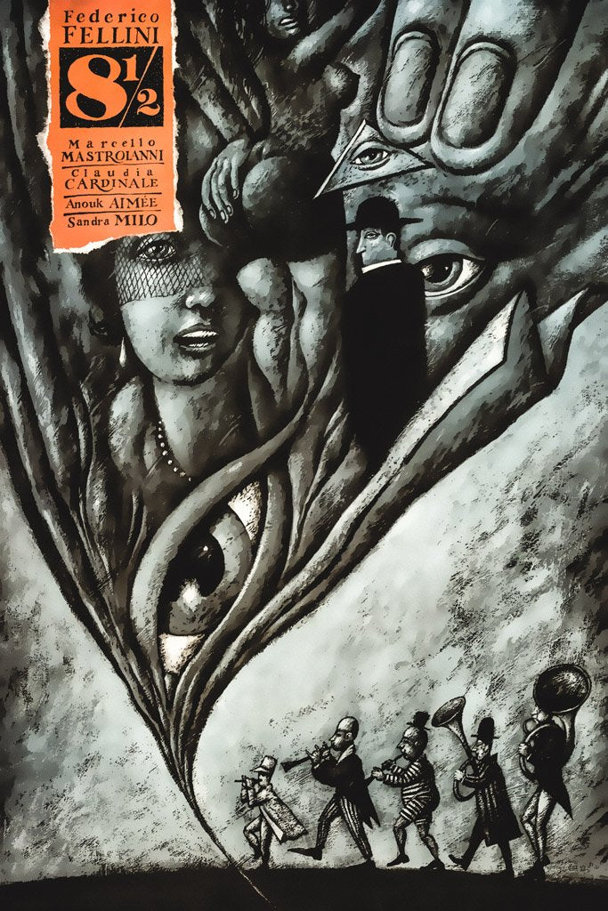 8? (1963) Movie Canvas Poster