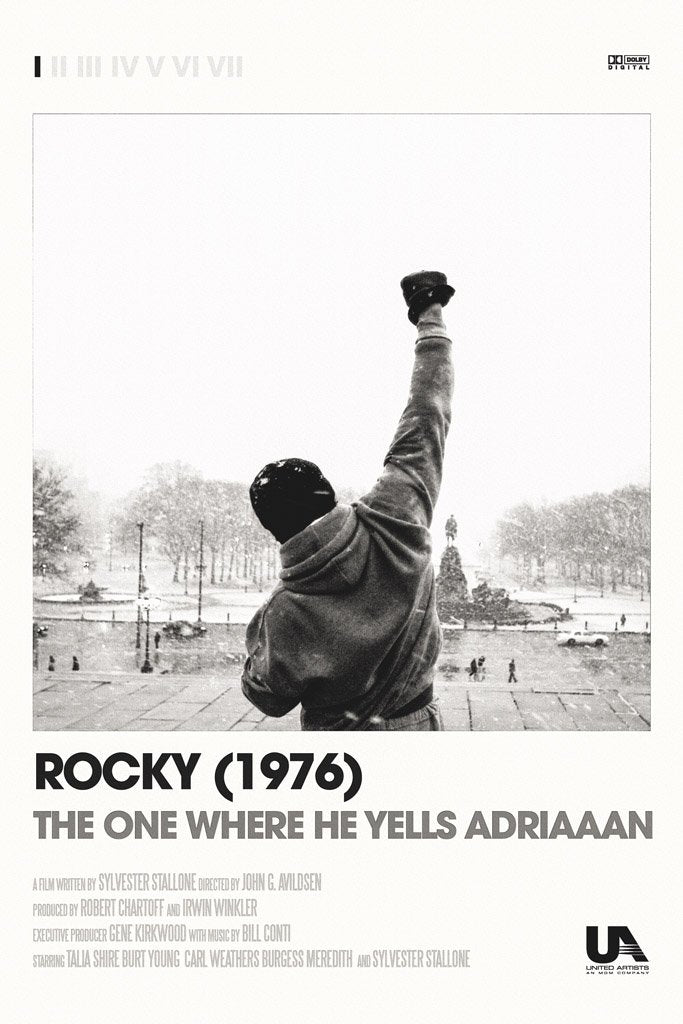 Rocky (1976) Canvas Poster