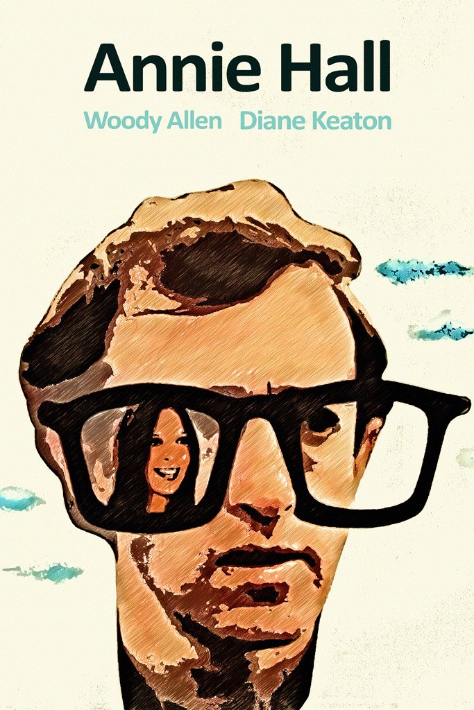 Annie Hall (1977) IMDB Top 250 Canvas Poster