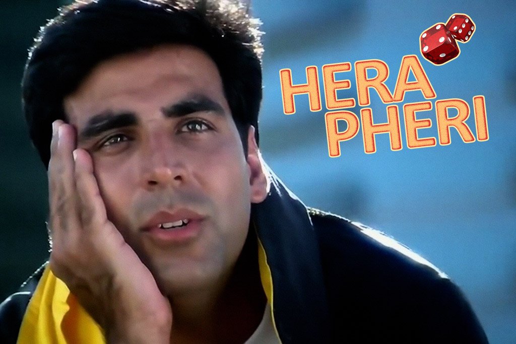 Hera Pheri (2000) IMDB Top 250 Canvas Poster