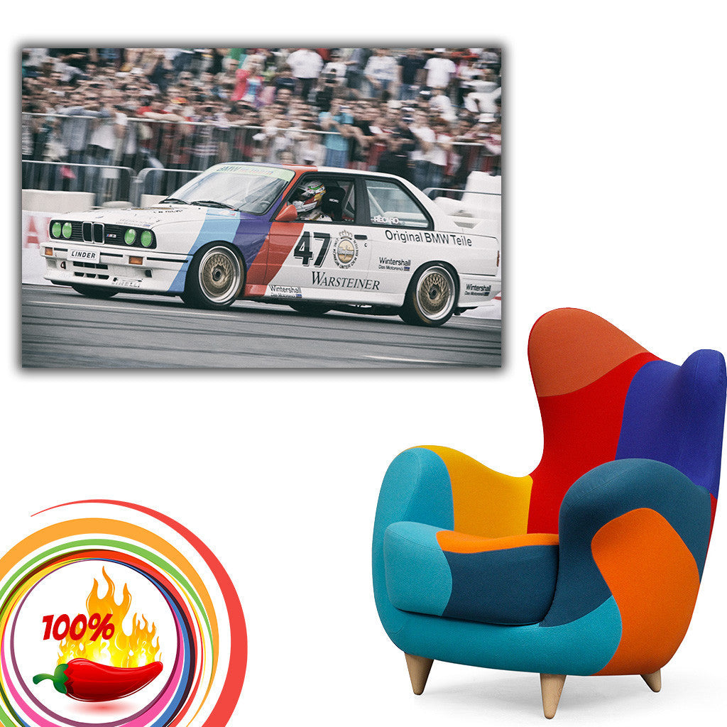 BMW M3 Old Car Drift Poster
