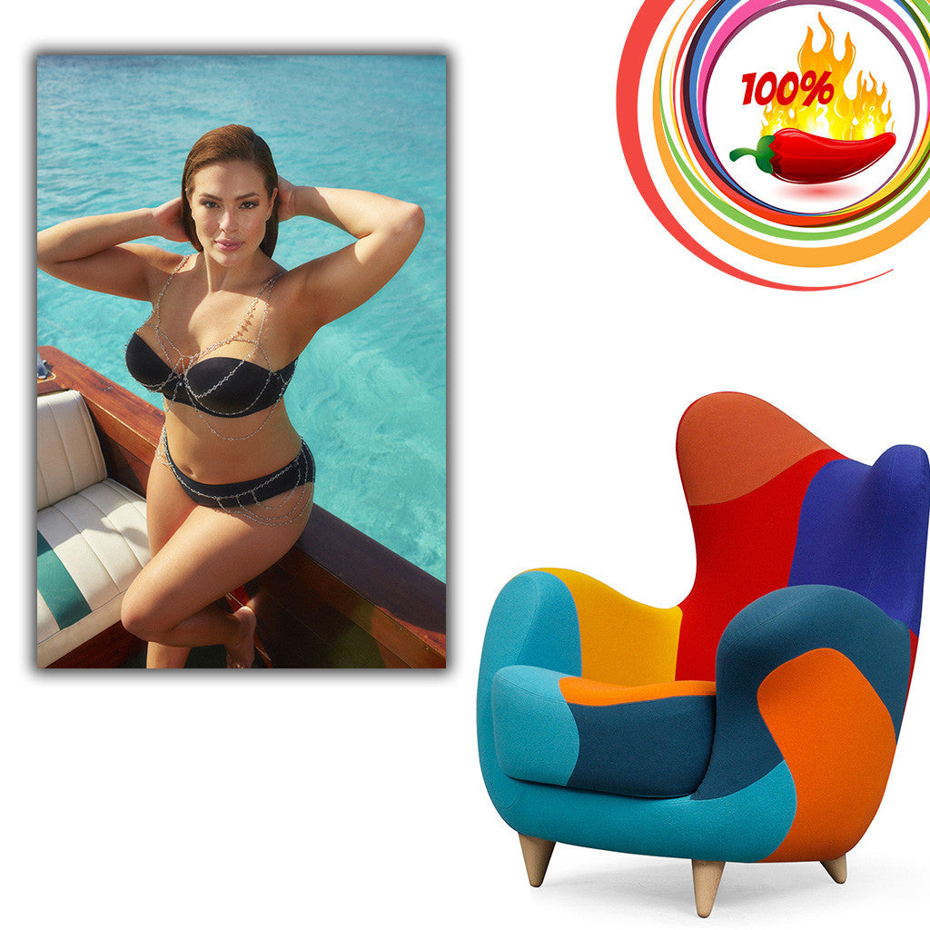 Ashley Graham Instagram Hot Girl Model Poster