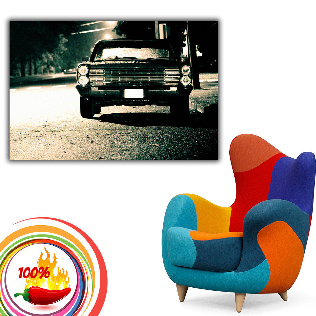 Classic Retro Car Poster