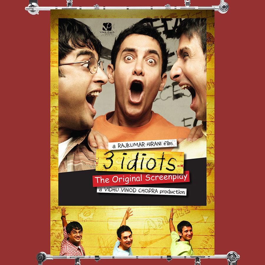 3 Idiots Hindi Old Film Poster
