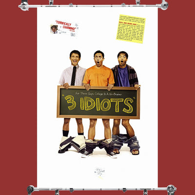 3 Idiots Bollywood Movie Poster