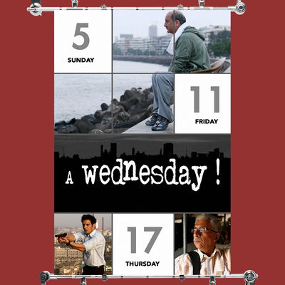 A Wednesday Hindi Bollywood Indian Old Film Movie Poster